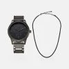 Promos Pier One SET - Montre montres et bijoux couleur unie homme