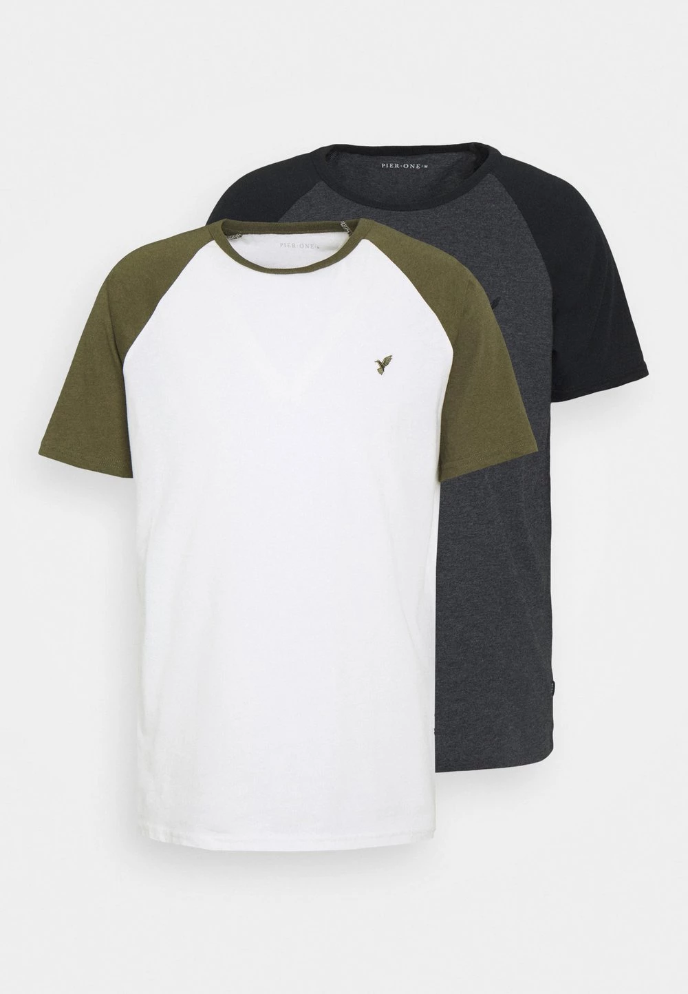 Prix Dégriffé Pier One 2 PACK - T-shirt basique t-shirts col rond homme 11 Prix Dégriffé Pier One 2 PACK - T-shirt basique t-shirts col rond homme – Image 9