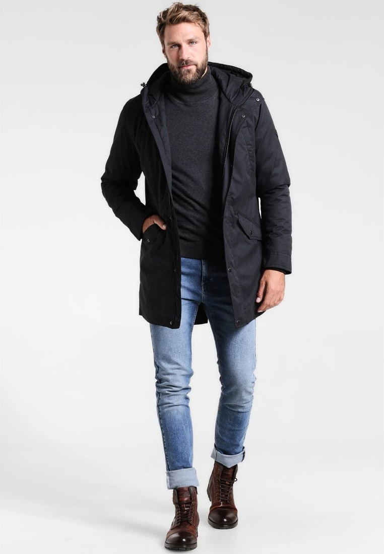 Pier One Haute Qualité Parka manteaux capuche homme 4 Pier One Haute Qualité Parka manteaux capuche homme – Image 2