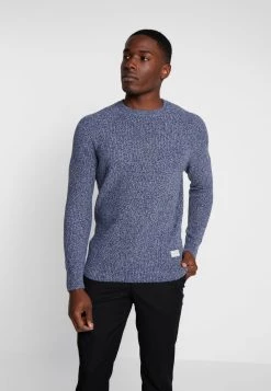 Pier One Assurance De l’Authenticité MULTICOLOUR HALF CARDIGAN JUMPER - Pullover pulls et gilets col rond homme