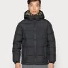 Pier One BASIC PUFFER JACKET WITH CONTRAST HOOD - Veste d'hiver Prix Accessible vestes capuche homme