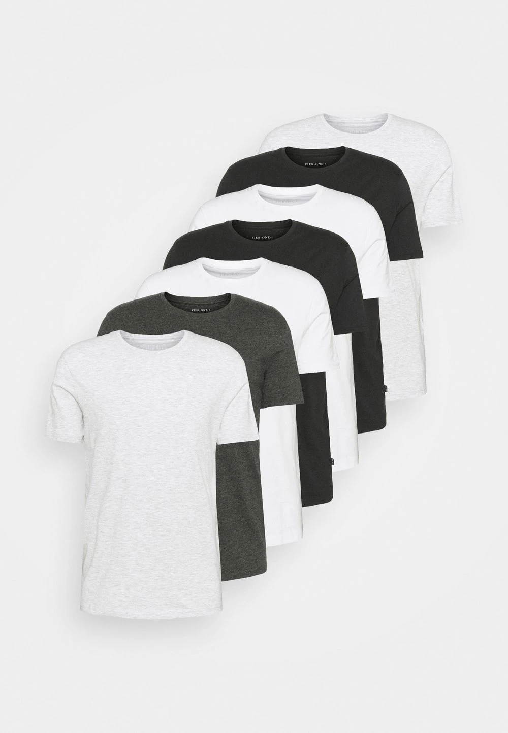 Pier One T-shirt basique Bonne Qualité t-shirts col rond homme 9 Pier One T-shirt basique Bonne Qualité t-shirts col rond homme – Image 7