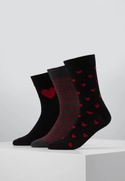Pier One excellente qualité VALENTINES 3 PACK - Chaussettes sous-vêtements rayures homme