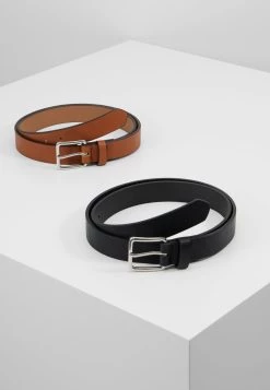 Prix Incroyables Pier One UNISEX 2 PACK - Ceinture ceintures couleur unie homme