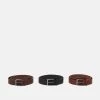 Pier One Discount En Ligne 3 PACK UNISEX - Ceinture ceintures boucle ardillon -Pas Cher Pier One Boutique 222ebcffd6e44faa95e79c47ffe12419
