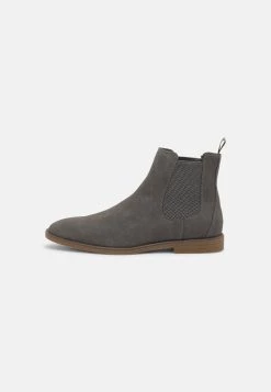 Pier One Bottines - grey Marchandise de première qualité bottes rond homme