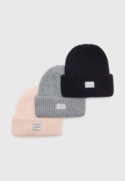 Pier One 3 PACK UNISEX - Bonnet Meilleure qualité casquettes, bonnets et chapeaux couleur unie -Pas Cher Pier One Boutique 25da5efee9634f9d961c2553bb61dfb9 4
