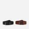 Prix De Lancement Pier One 2 PACK - Ceinture ceintures boucle ardillon homme