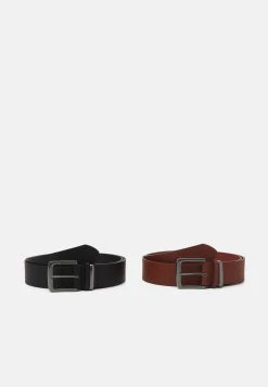 Prix De Lancement Pier One 2 PACK - Ceinture ceintures boucle ardillon homme