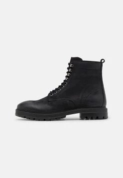 Pier One LEATHER - Bottines à lacets Bas Prix bottes rond homme