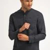 Pier One Chemise Réduction chemises col mao homme