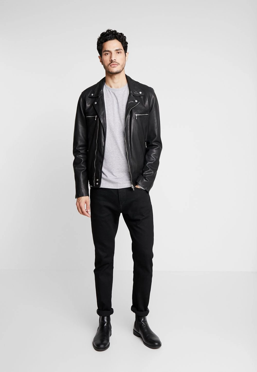 Qualité garantie 100% Pier One T-shirt à manches longues t-shirts col rond homme 4 Qualité garantie 100% Pier One T-shirt à manches longues t-shirts col rond homme – Image 2