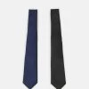 Pier One Prix Gelé 2 PACK - Cravate cravates et nœuds papillon couleur unie homme -Pas Cher Pier One Boutique 52ccbfd765ba4251a508ed4ebd20f762