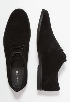 Pier One LEATHER - Chaussures à lacets Qualité Excellente derbies et richelieus rond homme -Pas Cher Pier One Boutique 5355e7a8a4af40ac884841f0b6f2f651