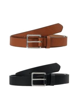 Prix Incroyables Pier One UNISEX 2 PACK - Ceinture ceintures couleur unie homme -Pas Cher Pier One Boutique 606314ca89af4df897ecd2f4805ccc5b
