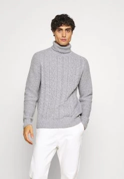 Promos Pier One NEW CABLE TURTLENECK JUMPER - Pullover pulls & gilets col roulé homme