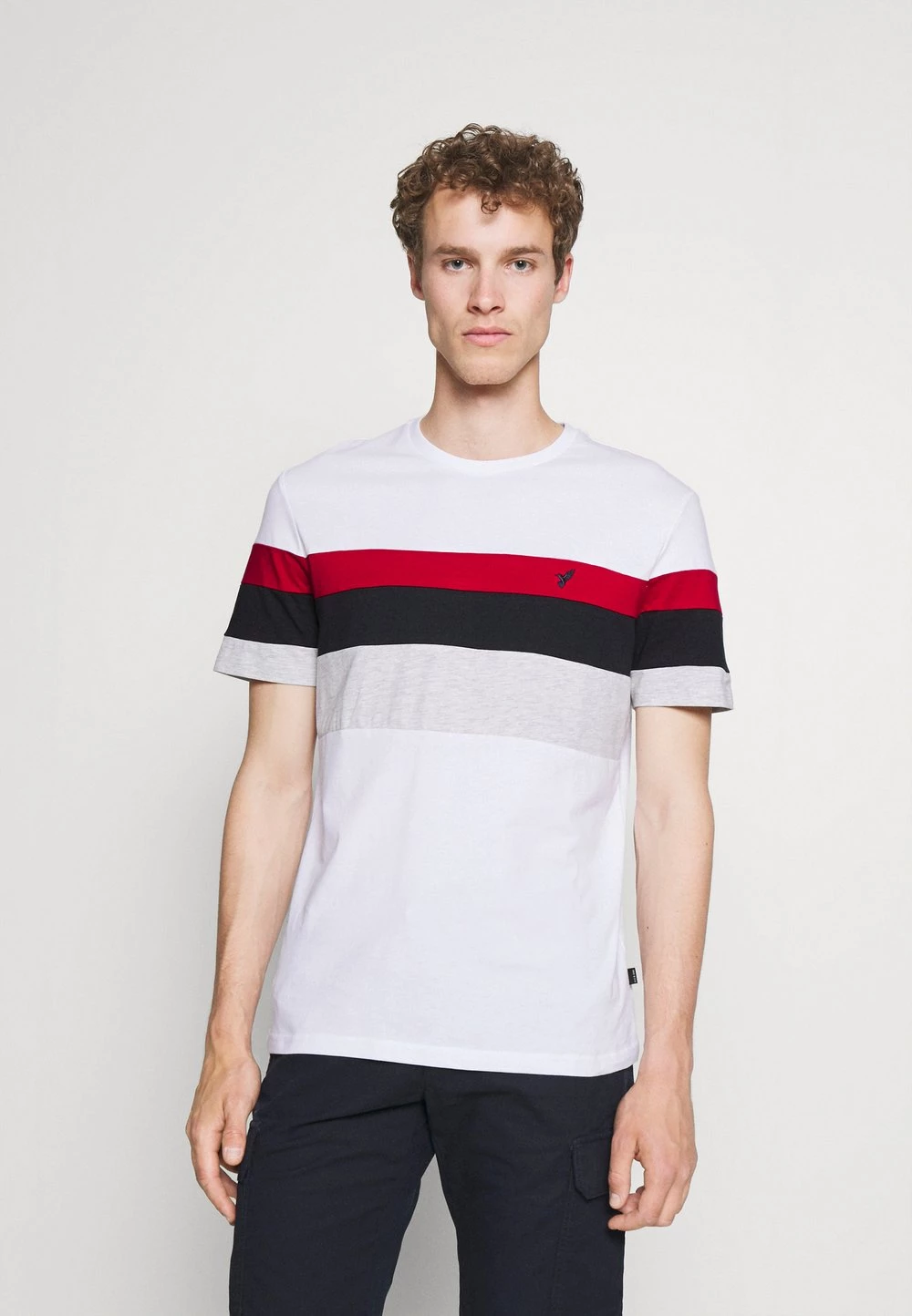 Pier One Meilleure qualité T-shirt imprimé t-shirts col rond homme 3 Pier One Meilleure qualité T-shirt imprimé t-shirts col rond homme