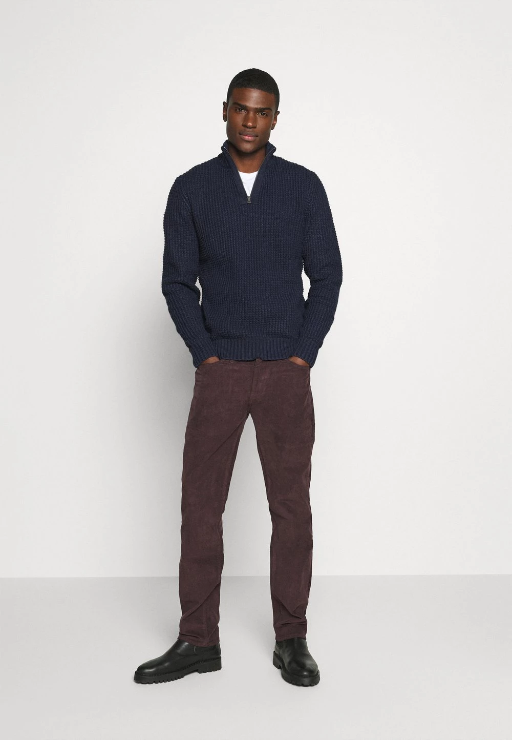 Pier One Pullover En Remise pulls et gilets col camionneur homme 4 Pier One Pullover En Remise pulls et gilets col camionneur homme – Image 2