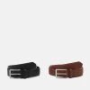 Petit Prix Pier One 2 PACK - Ceinture ceintures boucle ardillon homme