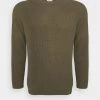 Pier One Prix Discount BIG STITCH MIX CREWNECK - Pullover pulls & gilets col rond homme