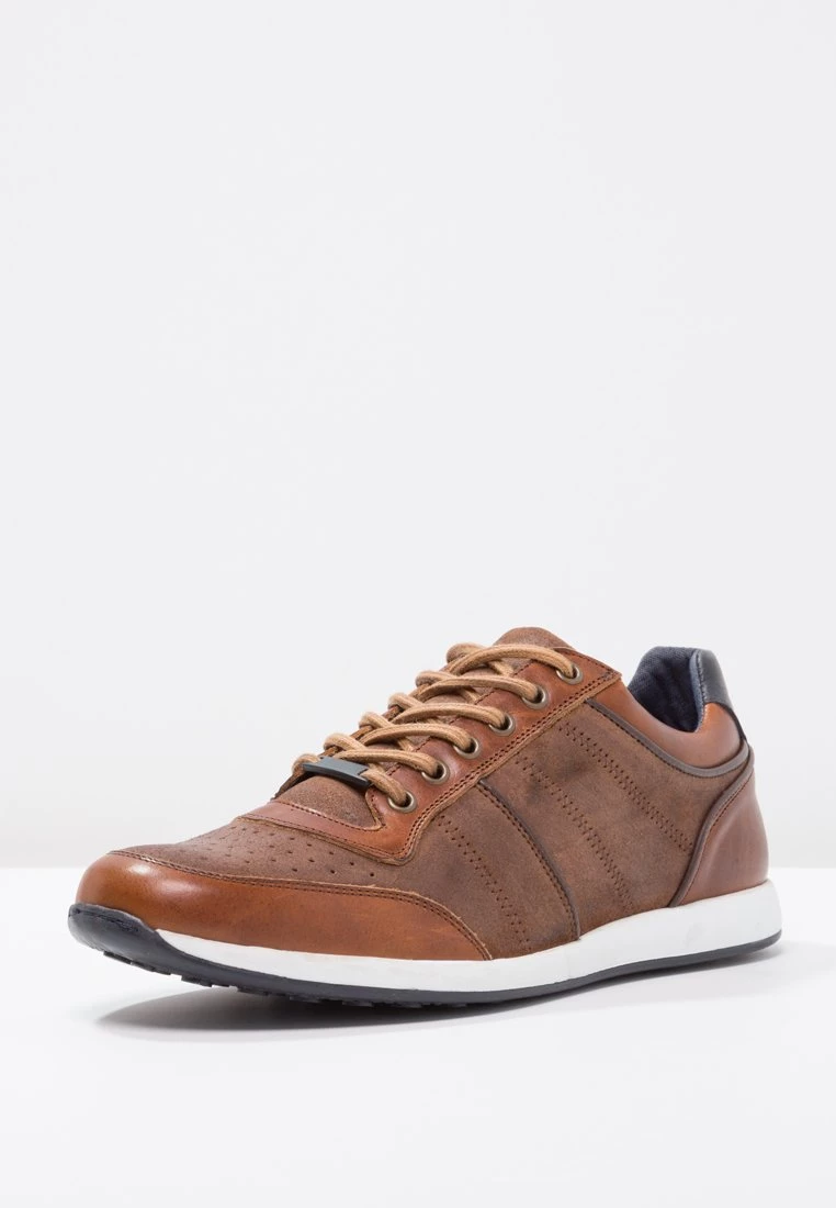 Pier One LEATHER - Baskets basses Pas Cher sneakers rond homme 5 Pier One LEATHER - Baskets basses Pas Cher sneakers rond homme – Image 3