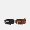 Pier One LEATHER 2 PACK - Ceinture Prix Exclusifs ceintures boucle ardillon homme -Pas Cher Pier One Boutique 7792092386d1430fbebc6bfbacb57a33