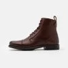 Pier One Bottines à lacets Prix Réduit bottes rond homme