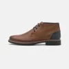 Prix Ourlé Pier One LEATHER - Chaussures à lacets derbies, richelieus & chaussures bateau rond homme -Pas Cher Pier One Boutique 979060ff995a4259aec15c8945e6d1ac