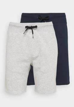 Pier One 2 PACK - Short - light grey /black Qualité garantie 100% pantalons normale homme -Pas Cher Pier One Boutique a016a38a83ef43128acf5c1dc618e643 1