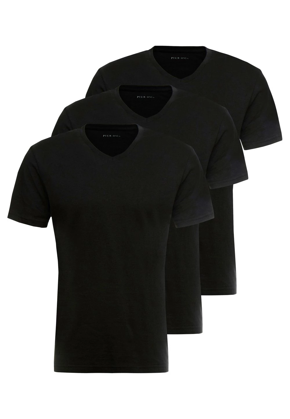 Pier One Prix Équitable 3 PACK - T-shirt basique t-shirts col en v homme 8 Pier One Prix Équitable 3 PACK - T-shirt basique t-shirts col en v homme – Image 6