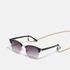 Pier One Soldes CHAIN UNISEX SET - Lunettes de soleil trapèze -Pas Cher Pier One Boutique ac76d88a568e463eae07ecc1f53c3021