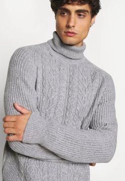Promos Pier One NEW CABLE TURTLENECK JUMPER - Pullover pulls & gilets col roulé homme -Pas Cher Pier One Boutique b0c36f7fa40740978e1ce13ca2fa9e81