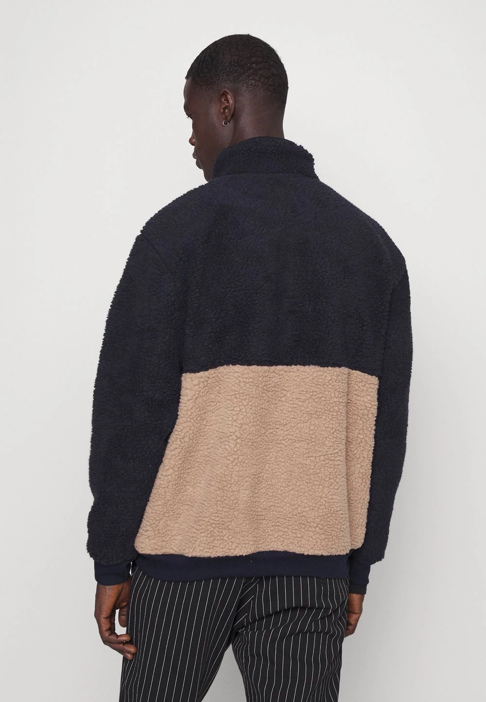 Pier One excellente qualité Sweat polaire sweats & hoodies col camionneur homme 5 Pier One excellente qualité Sweat polaire sweats & hoodies col camionneur homme – Image 3