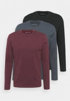 Bon Rapport Coût-Efficacité Pier One 3 PACK - T-shirt à manches longues t-shirts col rond homme -Pas Cher Pier One Boutique b50b24167dba4d05b04838e9a917572b 1