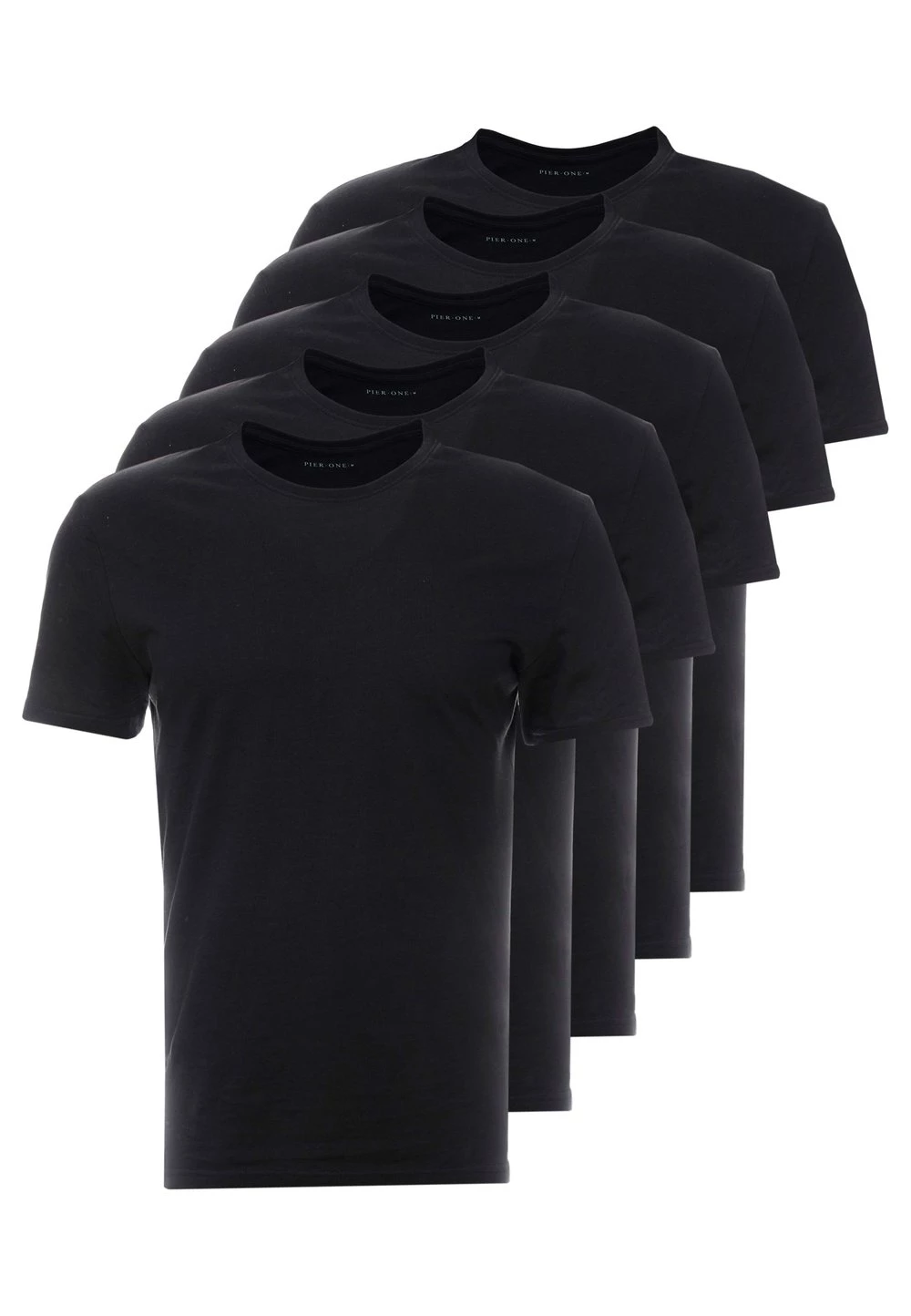 Pier One 5 PACK - T-shirt basique Bas Prix t-shirts col rond homme 6 Pier One 5 PACK - T-shirt basique Bas Prix t-shirts col rond homme – Image 4