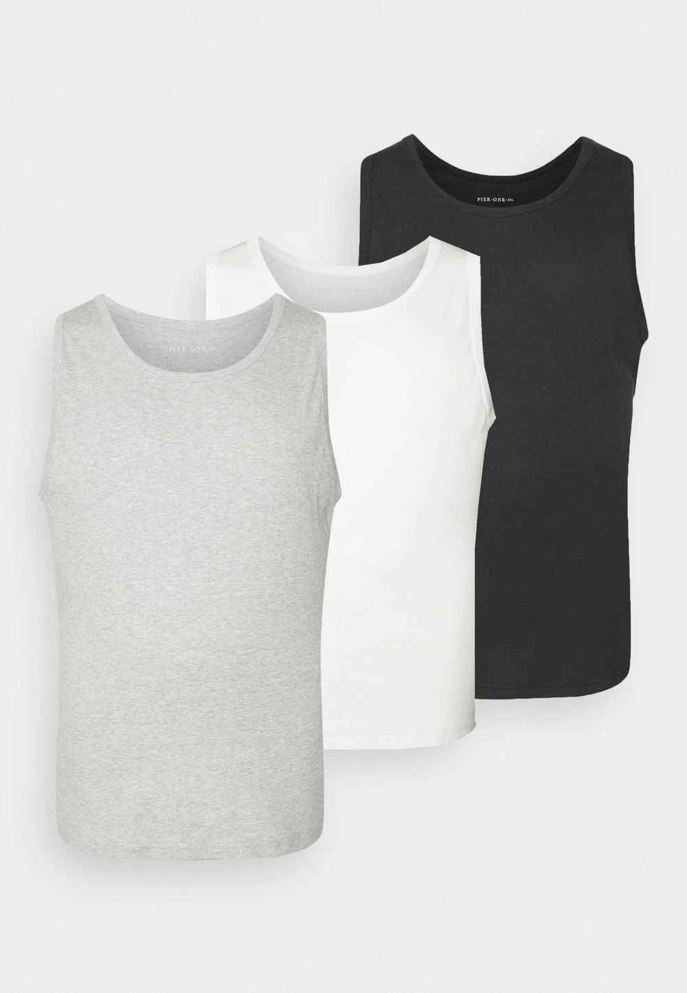 Première Qualité Pier One 3 PACK - Caraco sous-vêtements & chaussettes encolure large ronde homme 3 Première Qualité Pier One 3 PACK - Caraco sous-vêtements & chaussettes encolure large ronde homme