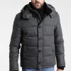 Pier One Faible Prix HOODED - Veste d'hiver vestes col doublé homme -Pas Cher Pier One Boutique d42dadfeb3f54bfdabf37d8a43f9918d