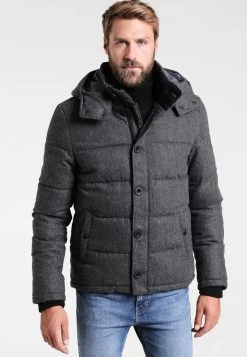 Pier One Faible Prix HOODED - Veste d'hiver vestes col doublé homme