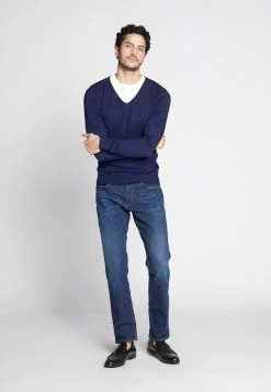 Pier One 4 PACK - T-shirt basique Qualité Fiable t-shirts col rond homme