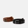 Prix Réduit Pier One 2 PACK - Ceinture ceintures boucle ardillon unisex