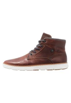 Qualité Garantie Pier One LEATHER - Bottines à lacets boots et bottes rond homme