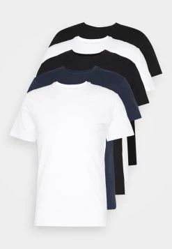 Pier One 5 PACK - T-shirt basique Un Tarif Préférentiel t-shirts col rond homme -Pas Cher Pier One Boutique f1b37127ec2d45f98139c878d4f29450 1